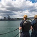 USS Zumwalt Sailors Stand Watch