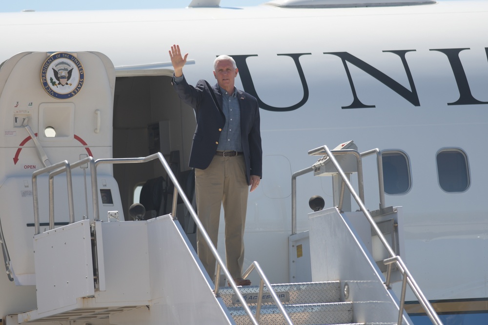 Vice President stopped by  Davis-Monthan AFB