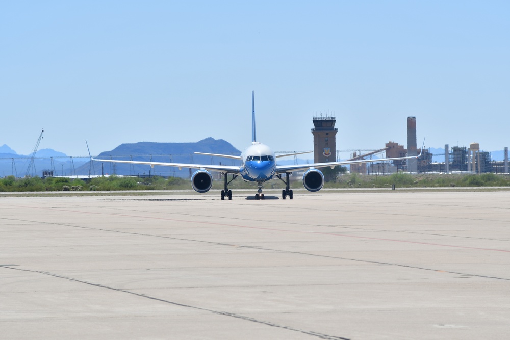 Vice President stopped by  Davis-Monthan AFB