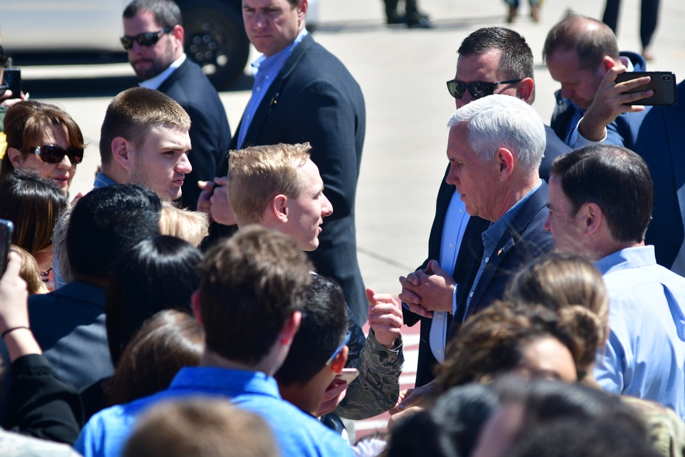 Vice President stopped by  Davis-Monthan AFB