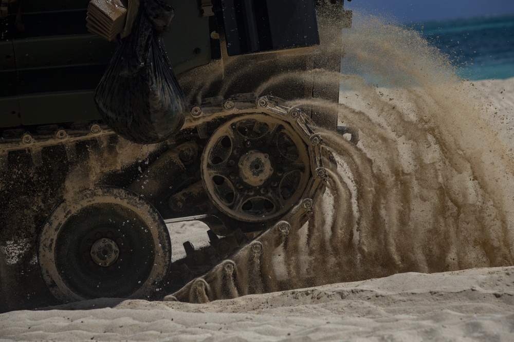 Tracks in the Sand: CAC Conducts a Simulated Beach Assault