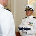 Lt. Cmdr. Felix Villanueva receives his flag