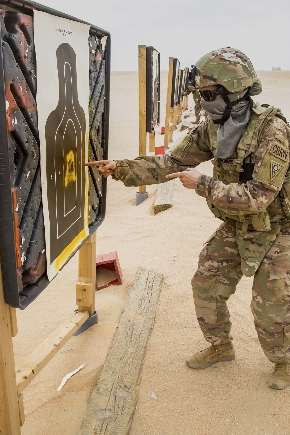 Go for Gold: Service Members Shoot on Udairi Range for GAFB