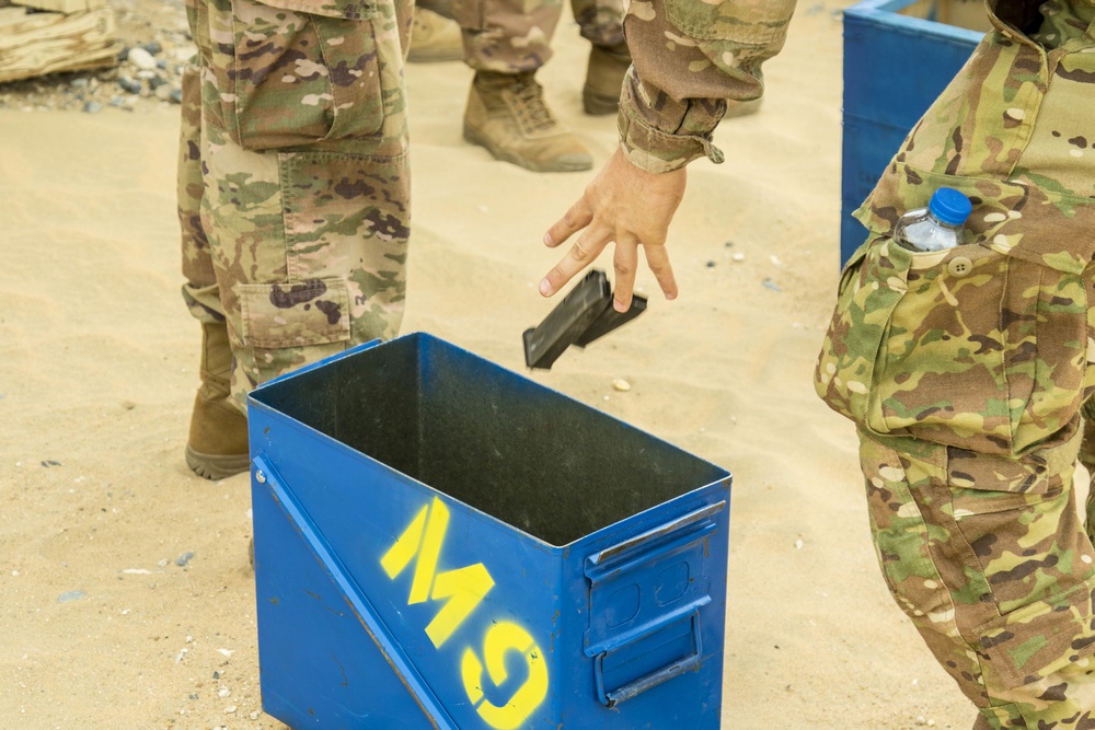 Go for Gold: Service Members Shoot on Udairi Range for GAFB