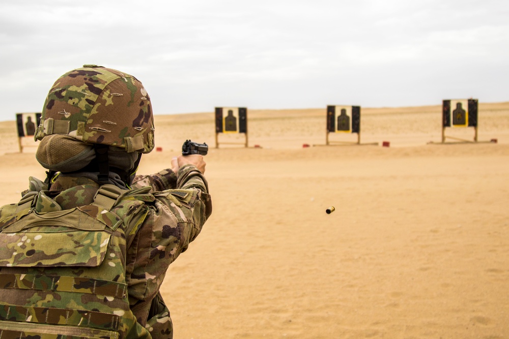 Go for Gold: Service Members Shoot on Udairi Range for GAFB