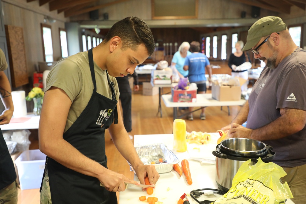 25th ID Soldiers feed the community with St. James Church