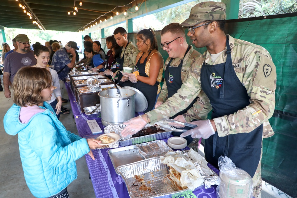 25th ID Soldiers feed the community with St. James Church