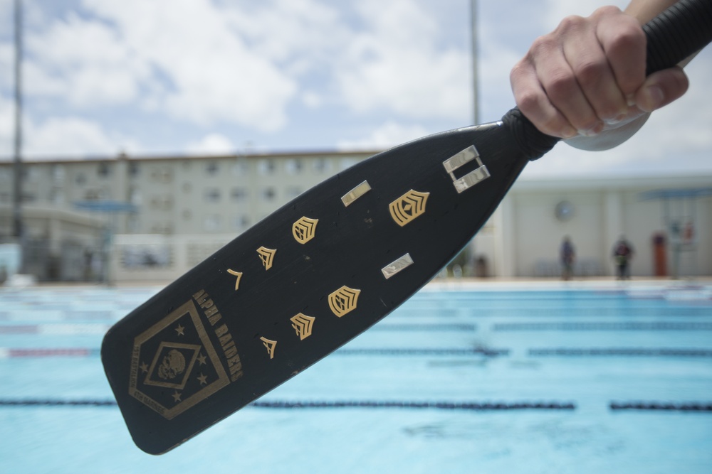 Alpha Company battles for the Paddle during the Raider's Challenge