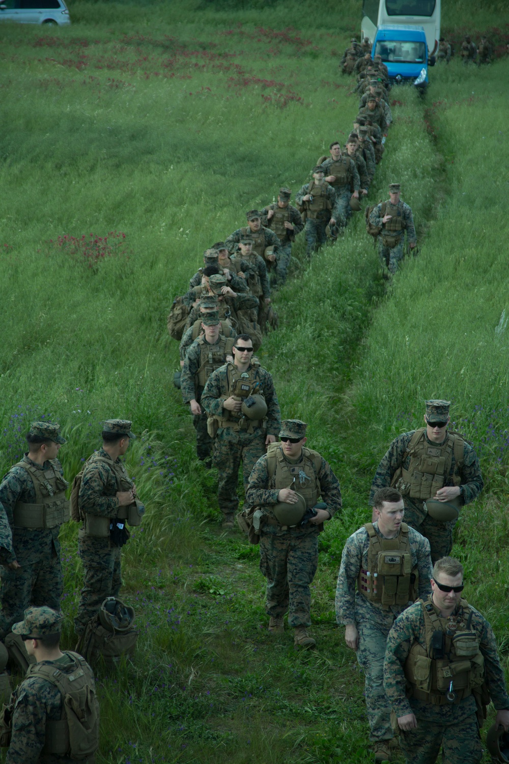 Charlie Company conducts fast-rope training