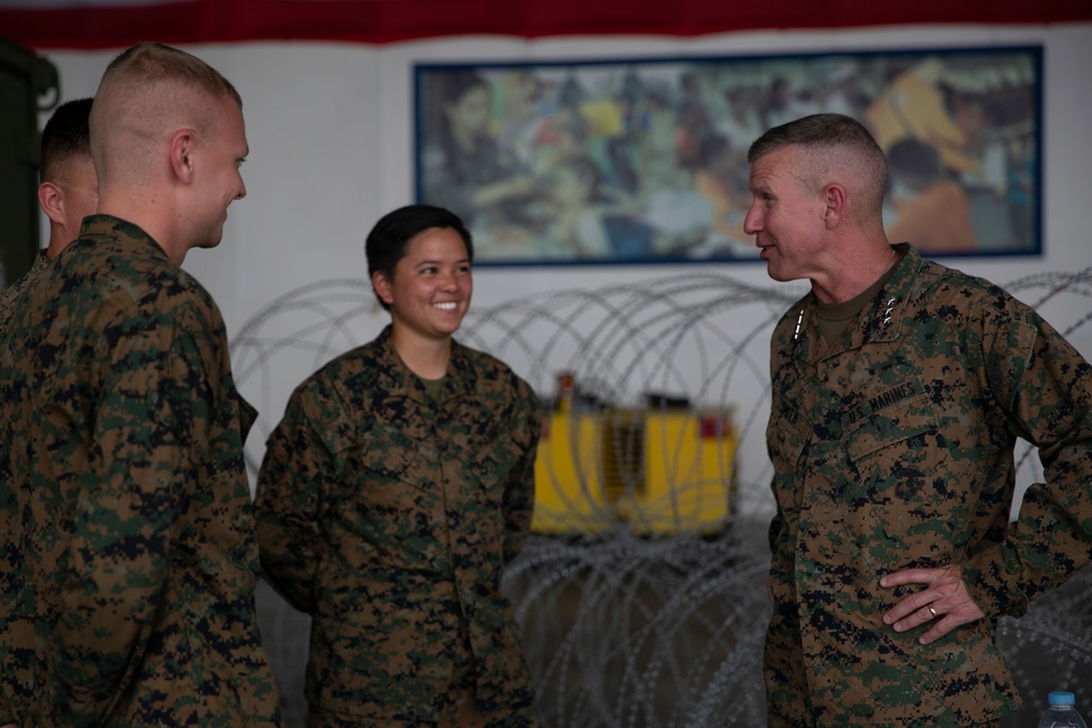 Balikatan 2019: III MEF Commanding General visits Marines at Clark Air Base