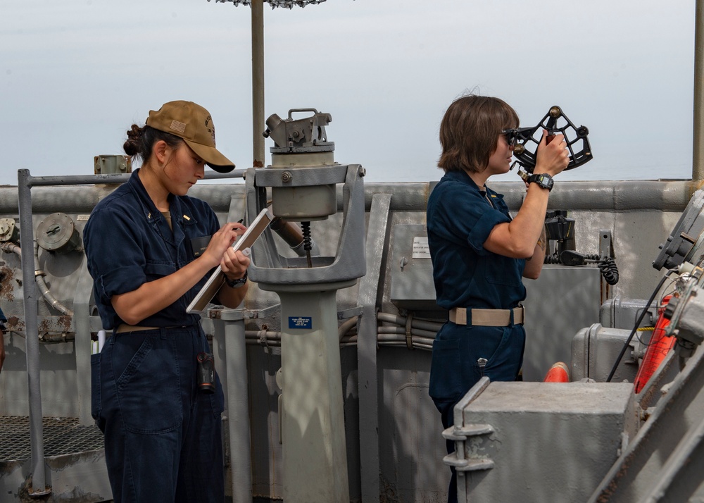 USS Fort McHenry conducts replenishment-at-sea