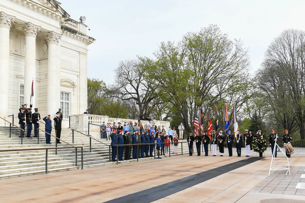 Armed Forces Full Honor Wreath Ceremony in Honor of Lt. Gen. Eisa Al Mazrouei