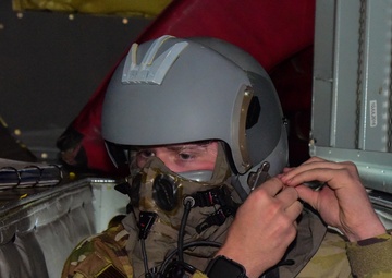 349th ARS Practices Refueling with Chem Gear