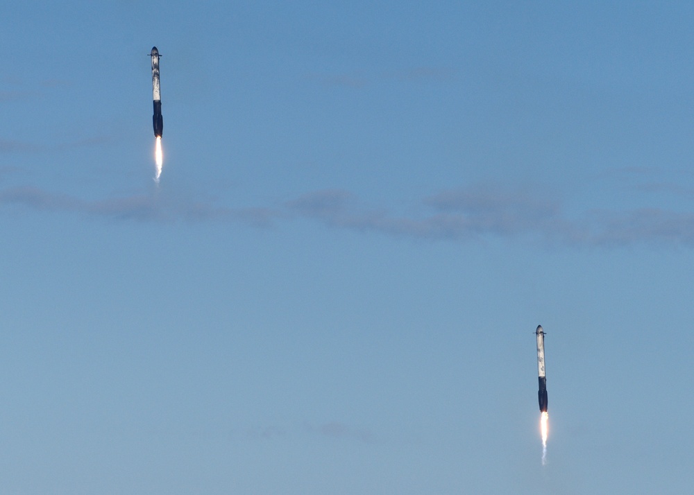 45th SW supports second successful Falcon Heavy launch