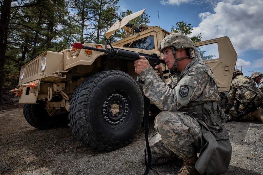 253rd Transportation Company tactical training