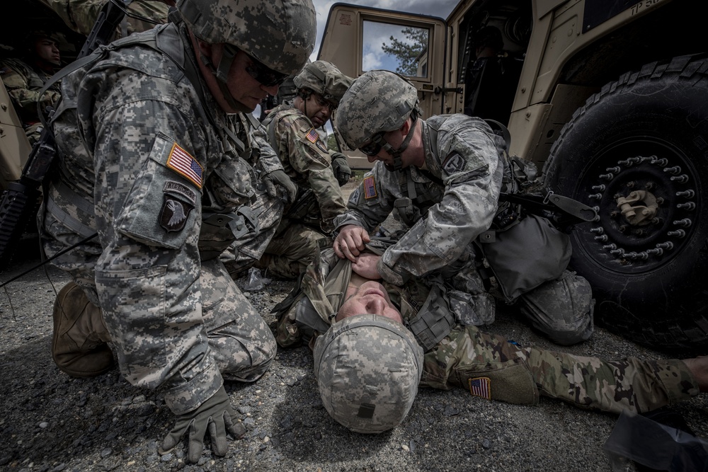 253rd Transportation Company tactical training