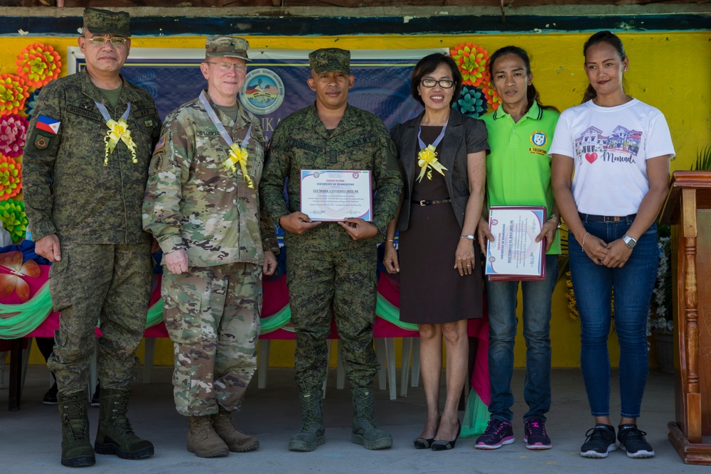 Balikatan 2019: Philippines, U.S., and Australian service members celebrate the opening of a new clinic