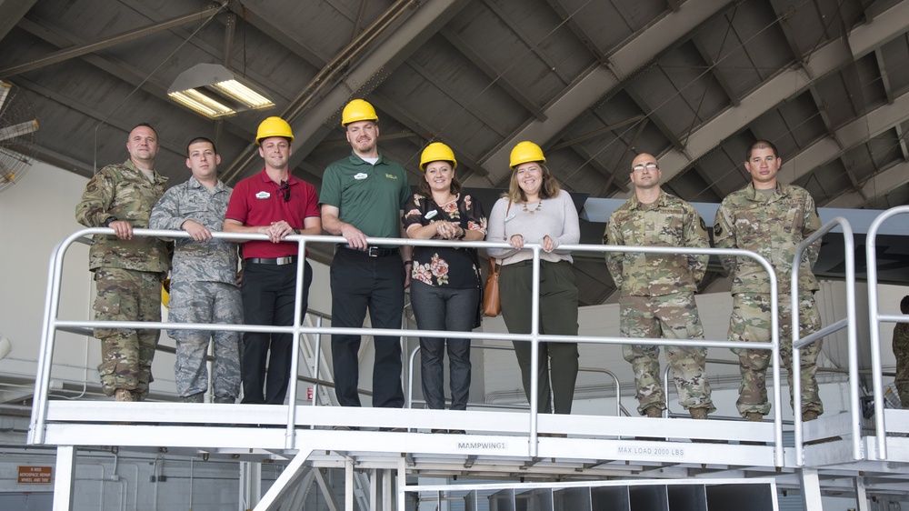 Busch Gardens Tampa Bay employees visit 6th Maintenance Squadron