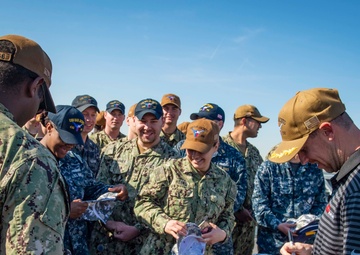 NASCAR’s Denny Hamlin visits Naval Station Norfolk
