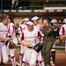 513th Air Control Group Commander throws first pitch for OU Softball