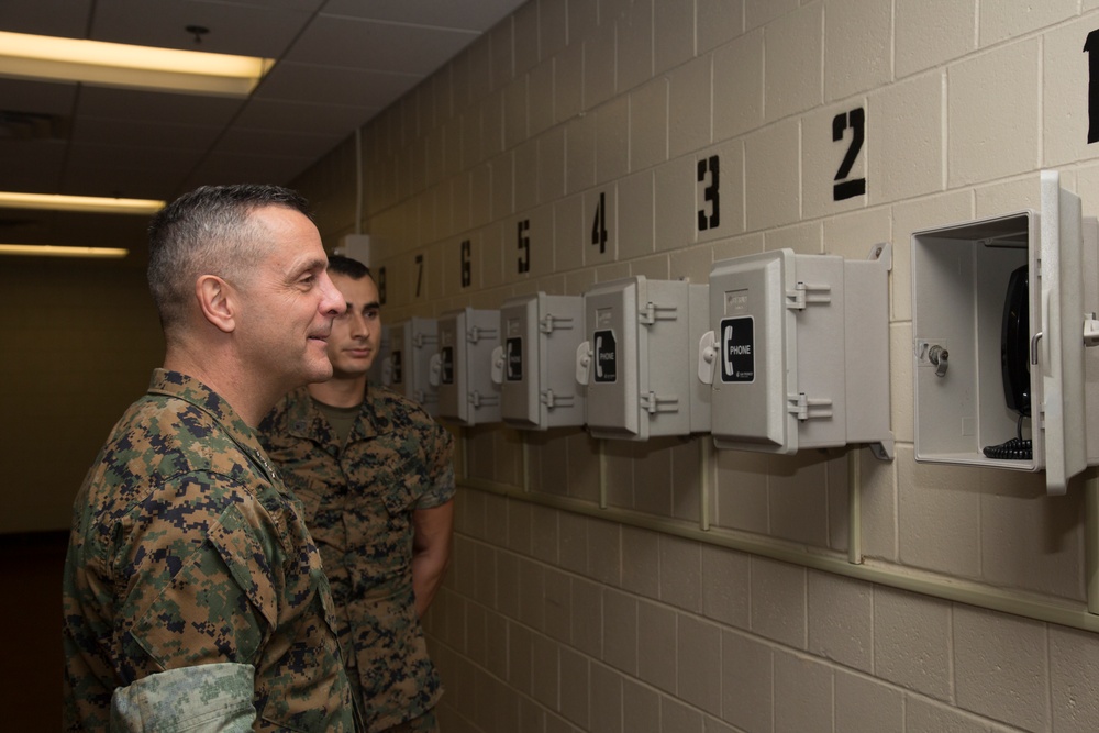 Lt.Gen. Rocco Visit to MCRD Parris Island