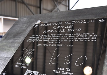 Navy lays keel of LPD 29