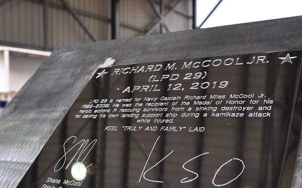 Navy lays keel of LPD 29