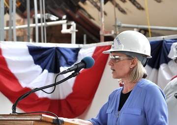 Navy lays keel of LPD 29
