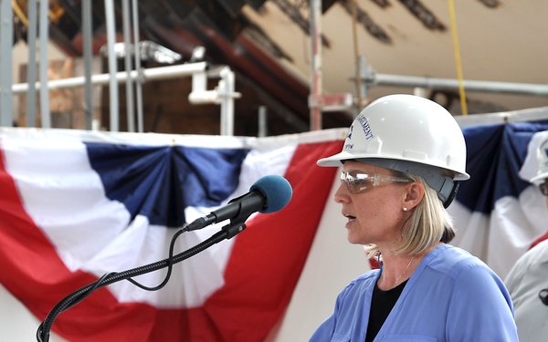 Navy lays keel of LPD 29