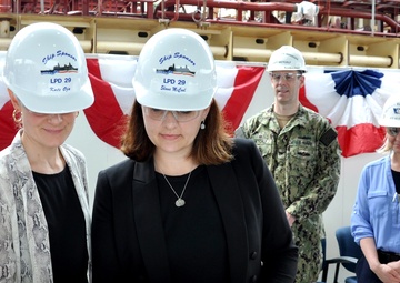 Navy lays keel of LPD 29