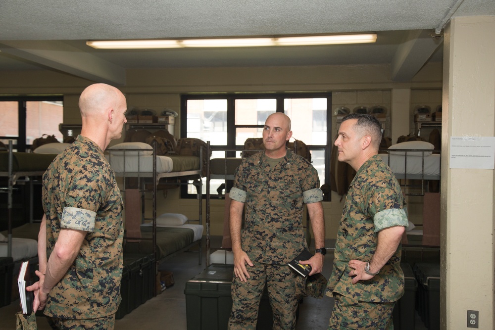 Lt.Gen. Rocco Visit to MCRD Parris Island