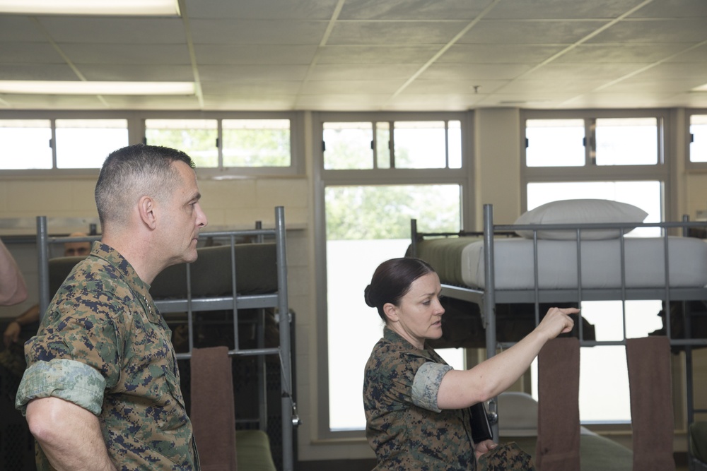 Lt.Gen. Rocco Visit to MCRD Parris Island