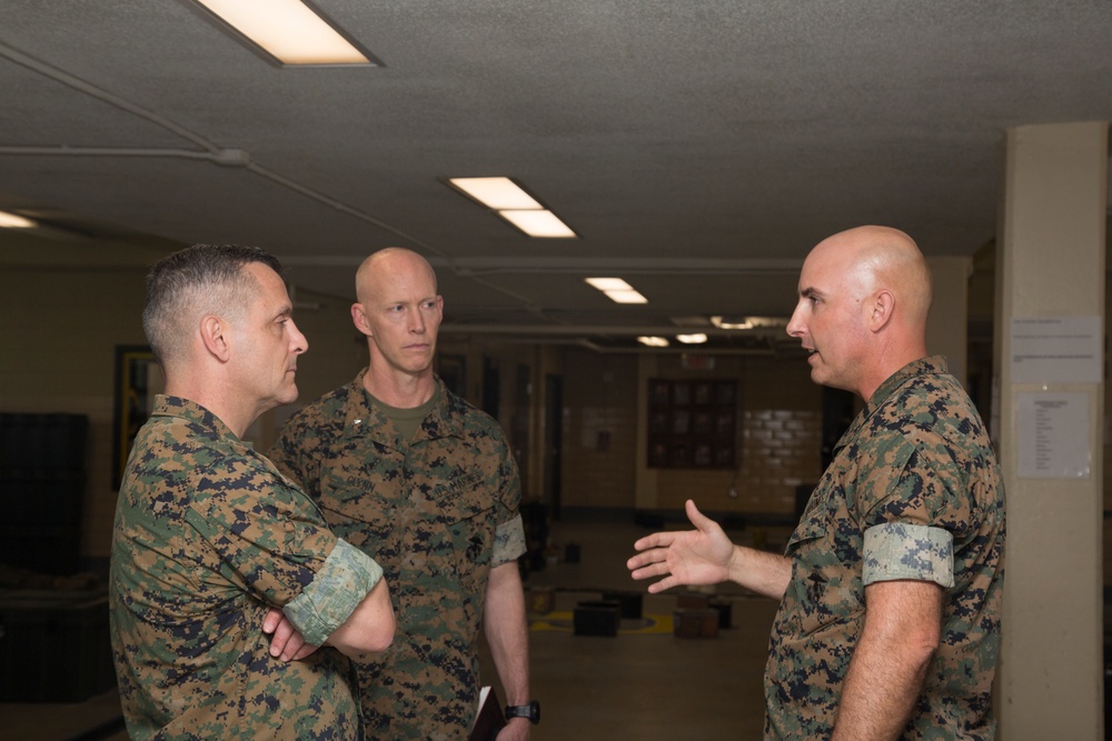 Lt.Gen. Rocco Visit to MCRD Parris Island