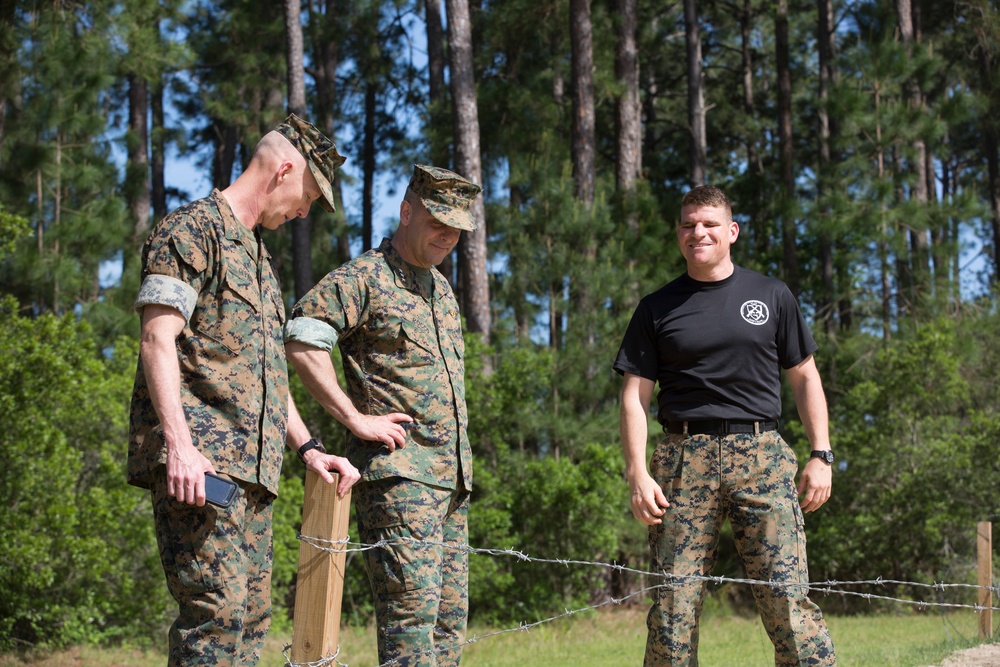 Lt.Gen. Rocco Visit to MCRD Parris Island