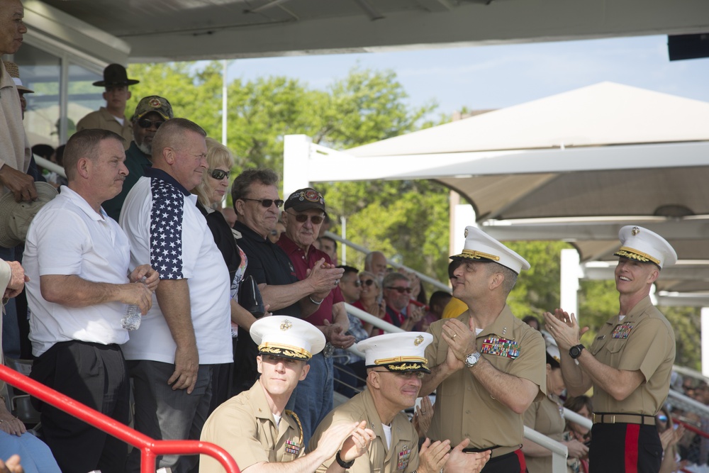 Lt.Gen. Rocco Visit to MCRD Parris Island