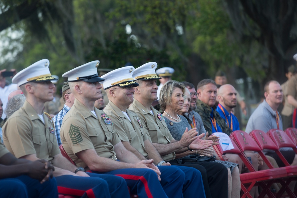 Lt.Gen. Rocco Visit to MCRD Parris Island