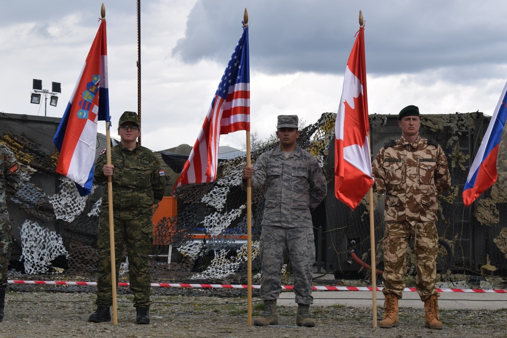 86th Medical Group at closing ceremony for Vigorous Warrior 19