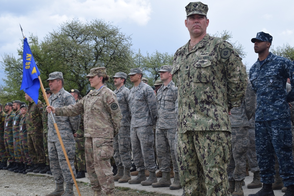 86th Medical Group at closing ceremony for Vigorous Warrior 19