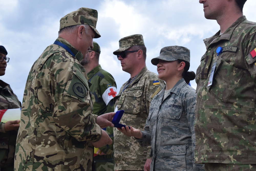 86th Medical Group at closing ceremony for Vigorous Warrior 19