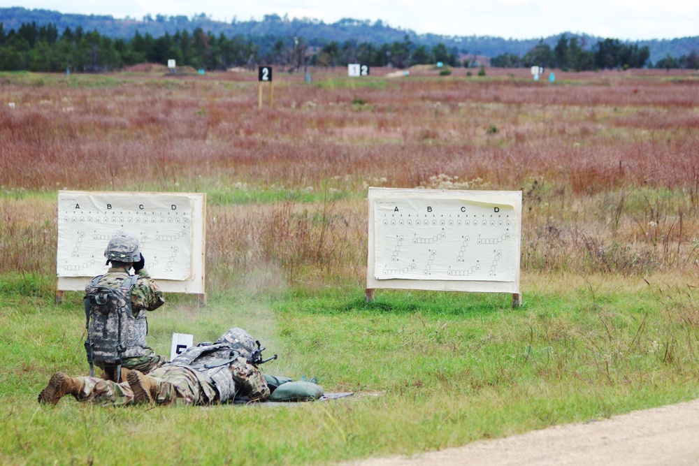 2016 training with 1st Battalion, 121st Field Artillery Regiment at Fort McCoy