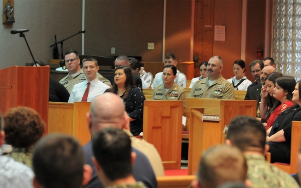 Navy’s Senior CTM Piped Ashore Following 30 Years of Faithful Service