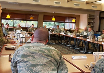 CMSAF visits Peterson AFB