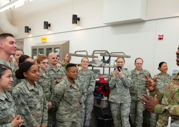 CMSAF Wright visits Peterson AFB