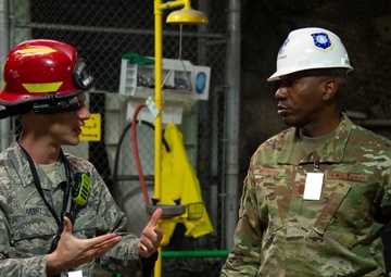 CMSAF Wright visits Peterson AFB