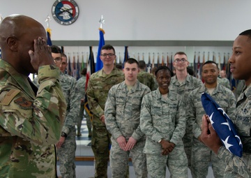 CMSAF Wright visits Peterson AFB