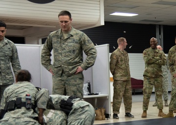 CMSAF Wright visits Peterson AFB