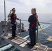 Sailors Reenlist on the Aft Mast of the Kearsarge