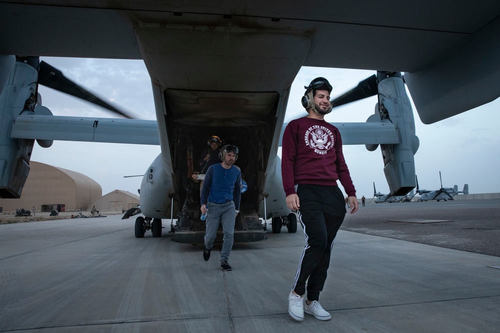 Emergency Evacuation: Kuwait Embassy