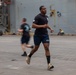 Sailors participate in a SAPR 5K Run