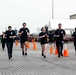 Sailors participate in a SAPR 5K Run